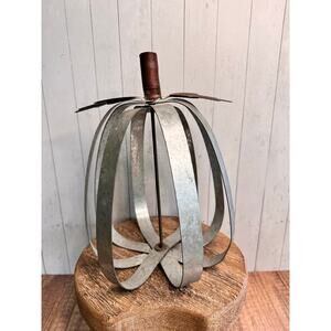 Rustic Metal Pumpkin Fall Decor Home Autumn Pumpkins Fall Art NEW!  FAST SHIP